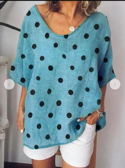 Casual Polka Dot T-Shirt