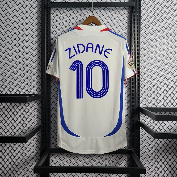 Frankreich Zinedine Zidane 10 Home Retro Trikot WM 2006