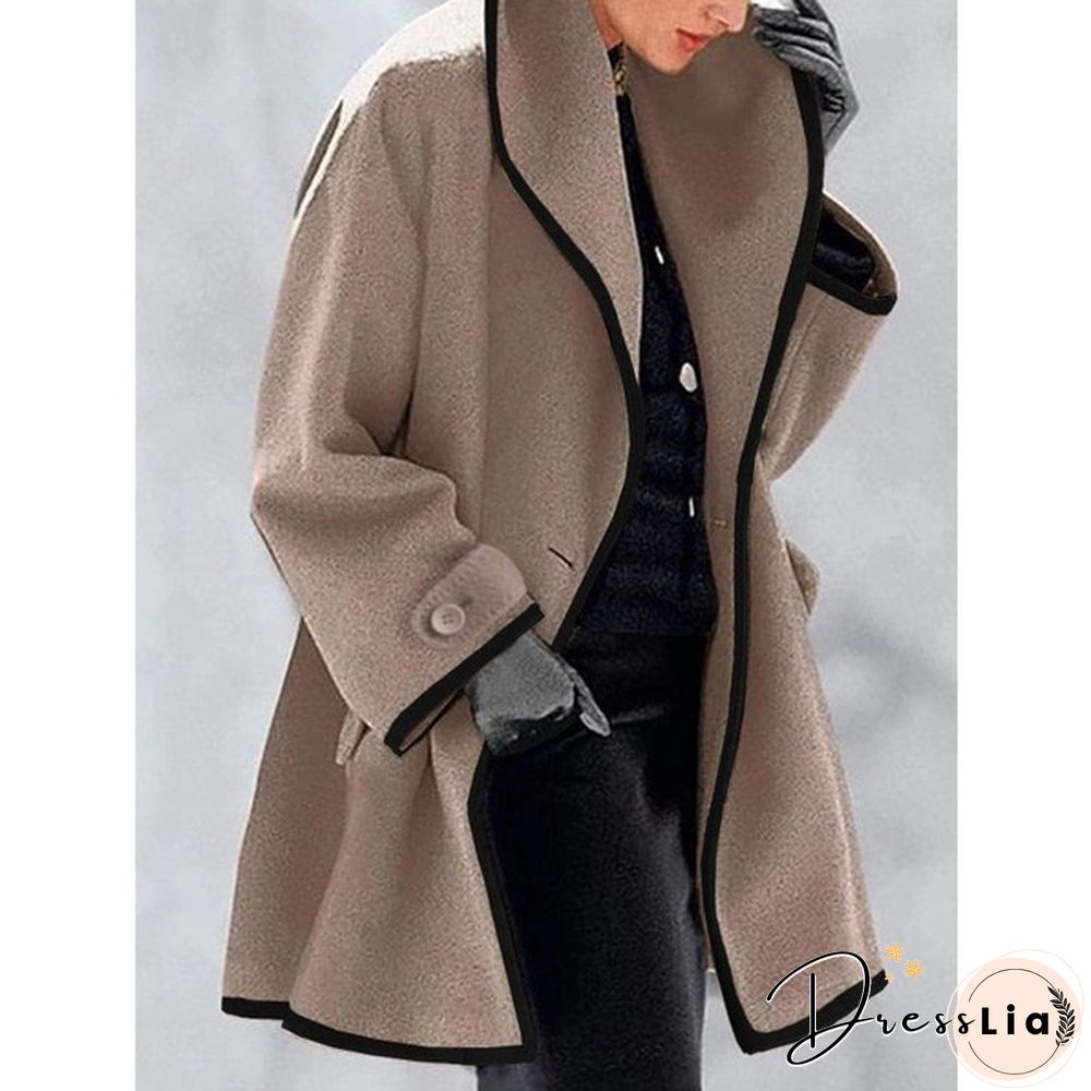 Women's Down Jacket Winter Womens Winter Wool Coat Trench Jacket Ladies Warm Slim Long Overcoat Outwear Plus Size S-5XL