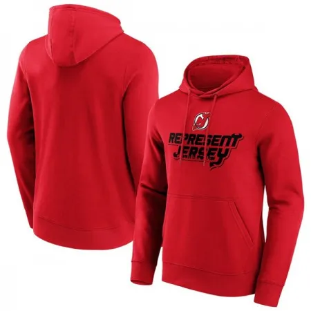 Men's New Jersey Devils Red Hometown Graphic Hoodie LYP0