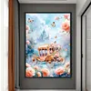 Carriage-11CT Stamped Cross Stitch 40*60cm  tapestrymarket