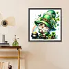 Diamond Painting -DIY Round Drill St. Patrick Day Gnome