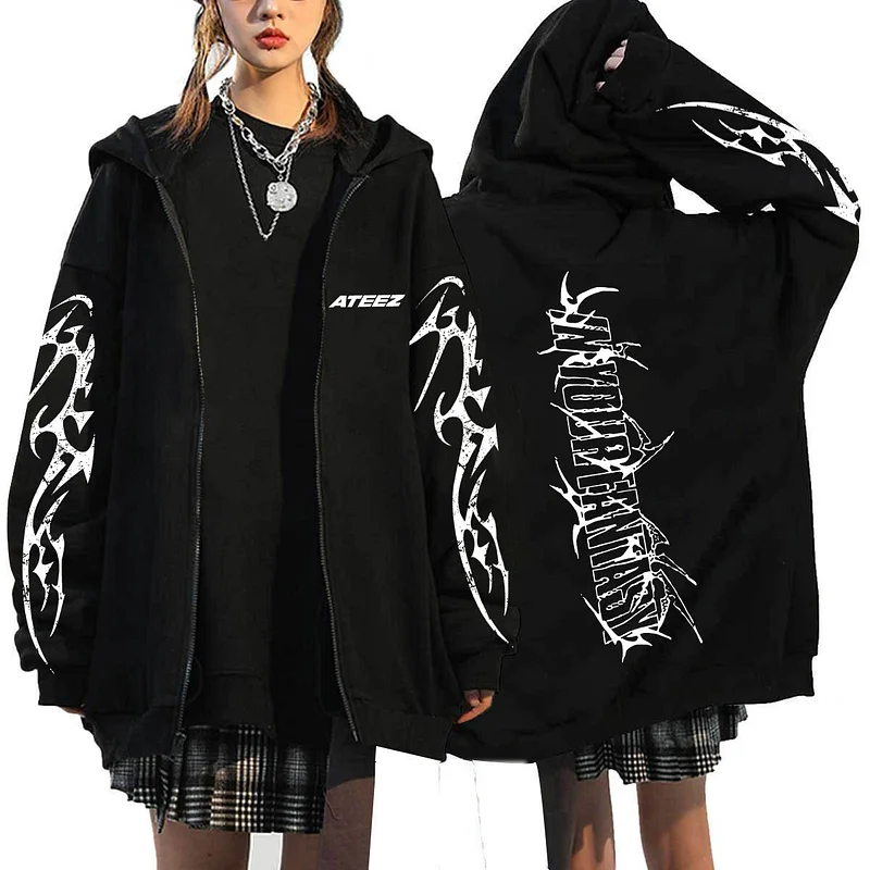 ATEEZ Golden Hour Part: 4 Adrenaline Zip Up Hoodie