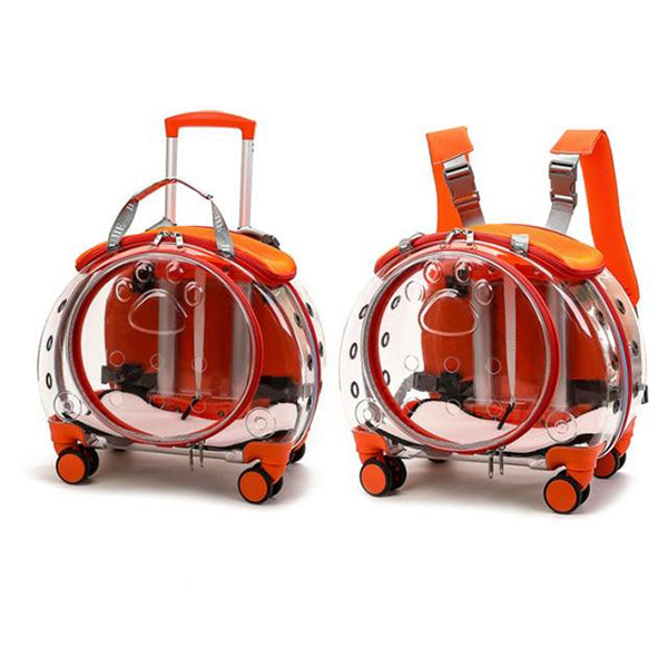 2 in 1 Travel Pet Trolley Backpack