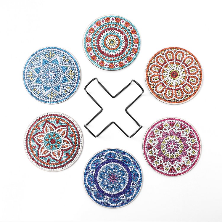 DIY Mandala L Diamond Painting Coasters