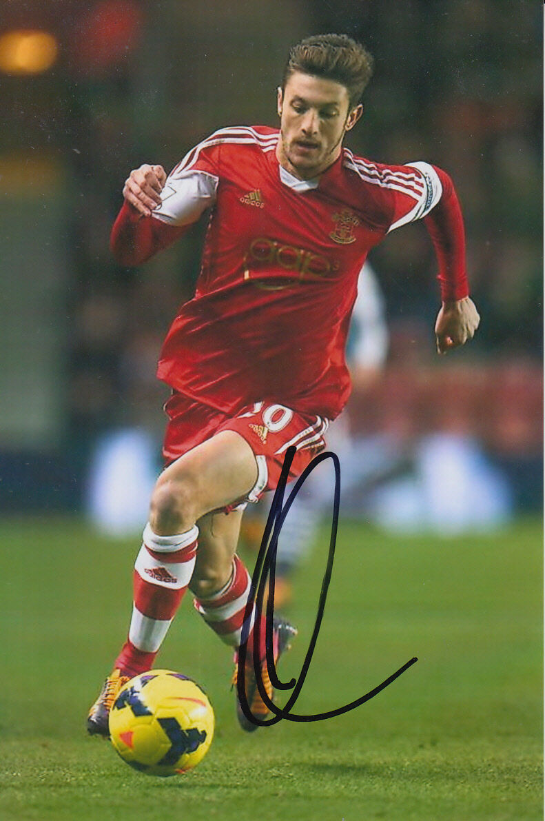 SOUTHAMPTON HAND SIGNED ADAM LALLANA 6X4 Photo Poster painting 4.