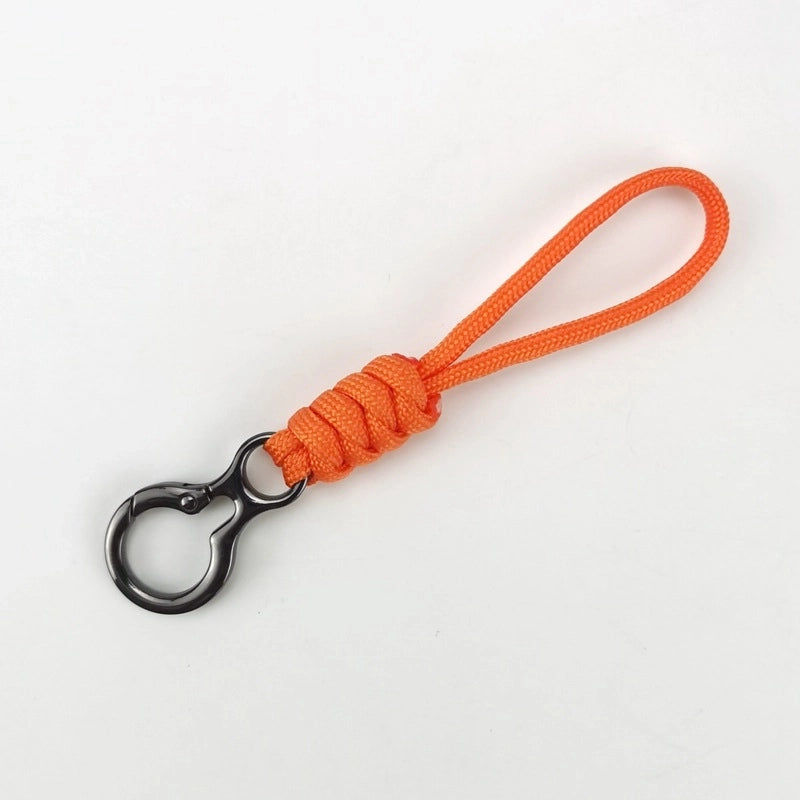 Key Chain 8-character Buckle Hand-woven Umbrella Rope Wrist Lanyard Racket Buckle Anti-loss Rope Car Household Tools Anti-loss