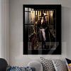 Vertical Dracule Mihawk Decorative Painting - ONE PIECE - JuZi Studio