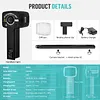 40SHC PRO Retro Handheld Fill Light, Dual-Color COB Video Light, Professional Photography Light, 8 Lighting Effects, Built-in Battery, Type-C Charging, Suitable for Smartphones and Cameras