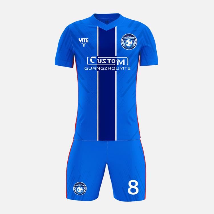 YITE | YTZQ206-Blue  And White  Soccer Uniforms