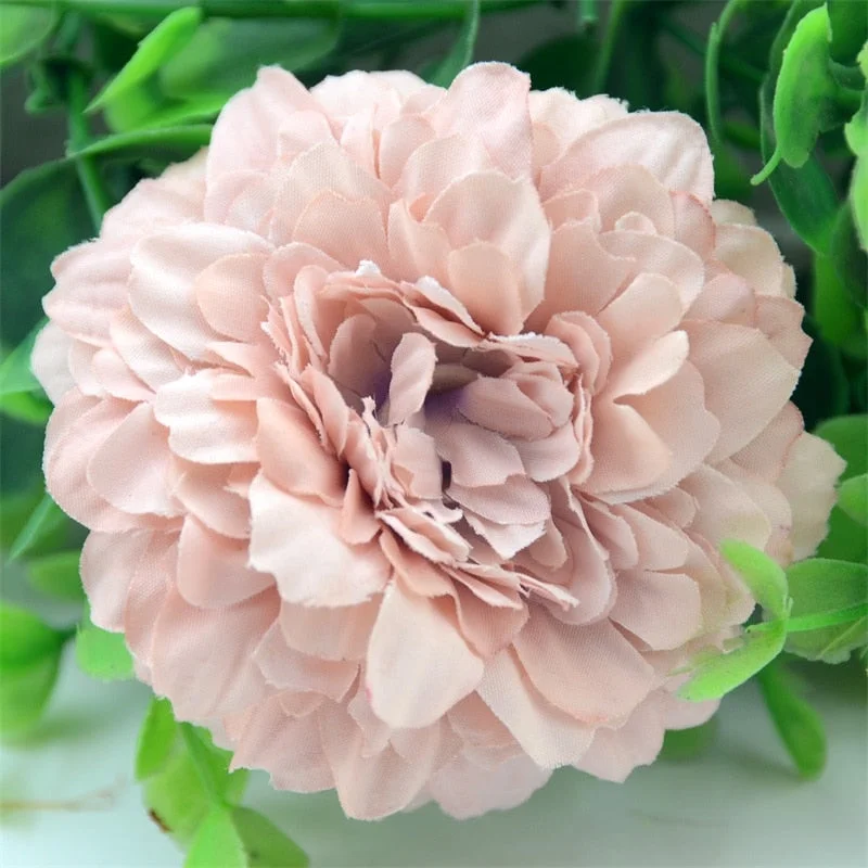 20pcs/lot 7cm  Artificial Silk Dahlia Daisy Chrysanthemum Flower Heads For Home Wedding Decoration Handmade DIY Fake Flowers