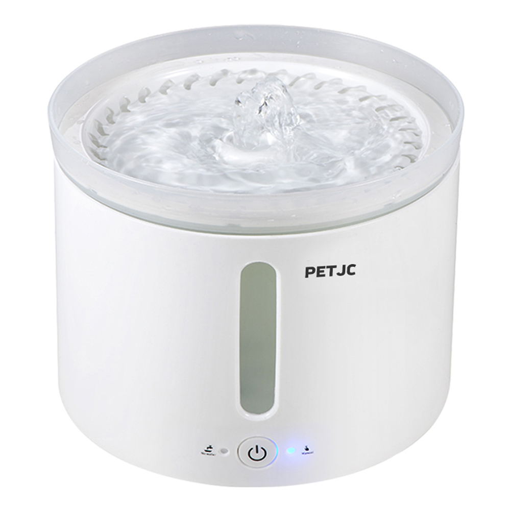 

2.4L Mute Cat Dog Water Fountain LED Light Pet Water Dispenser with Filter, 501 Original