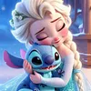 4-Piece Set - Stitch And Disney Princesses Series-Full Round Diamond Painting 30*30CM