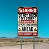 Warning - Vintage Metal Signs(12*16Inch) - Warning