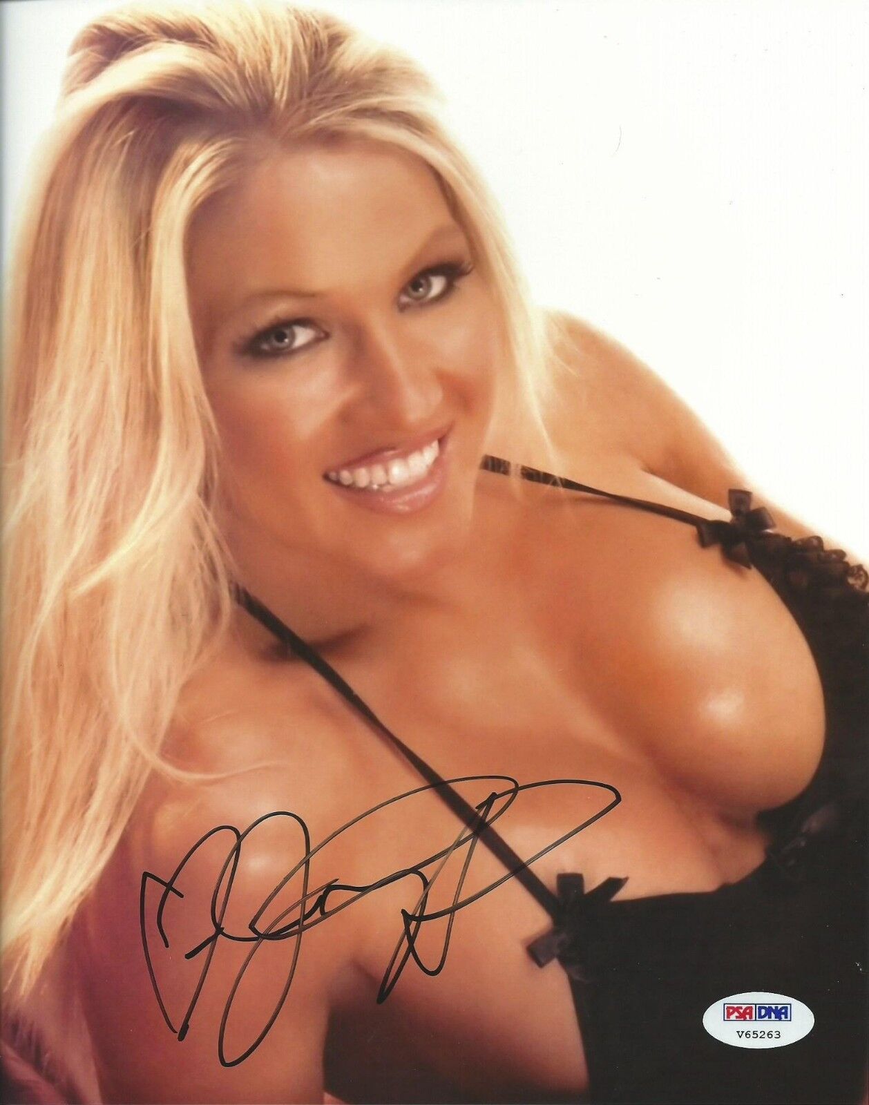 Jillian Hall Signed 8x10 Photo Poster painting PSA/DNA COA WWE Diva Picture Autograph Wrestling