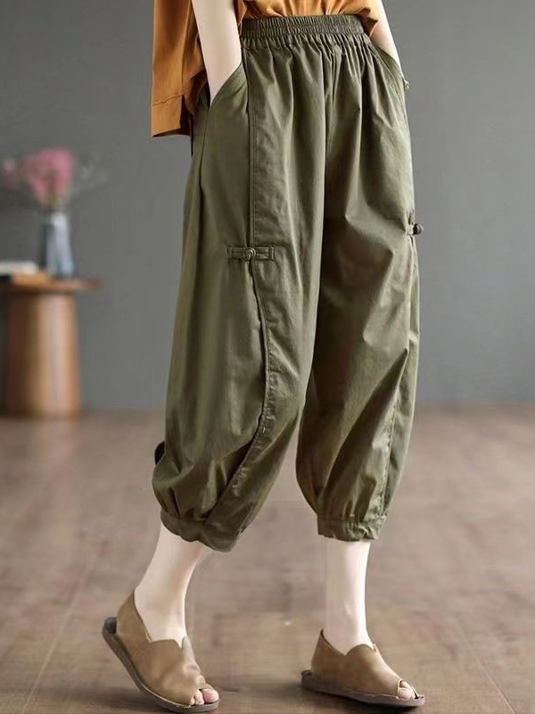 Vintage Artistic Paneling And Patchwork Halleen Pants