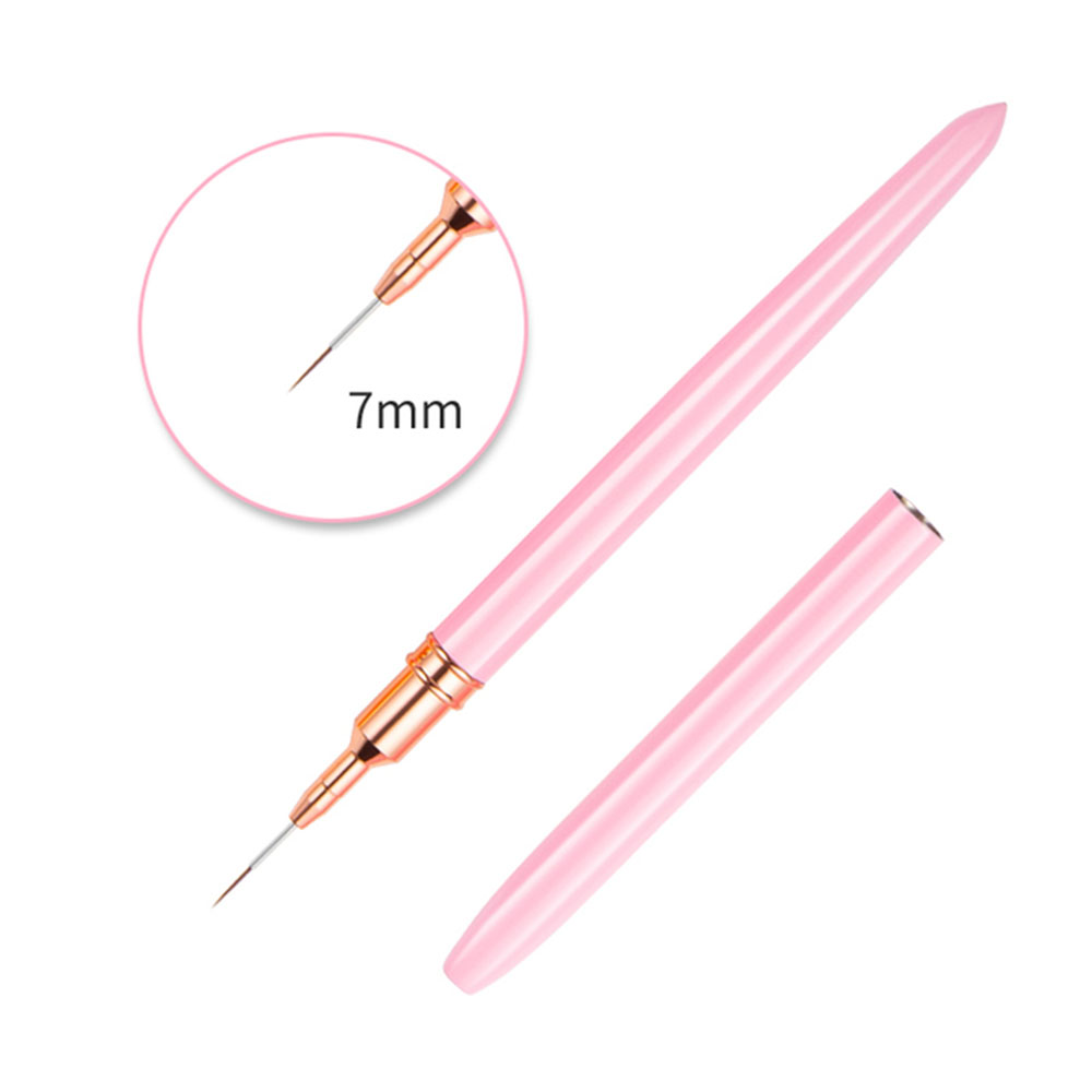 Wimawait Nail Art Brushes – Fine Painting Manicure Brushes for Long Lines and Detailed Drawing  