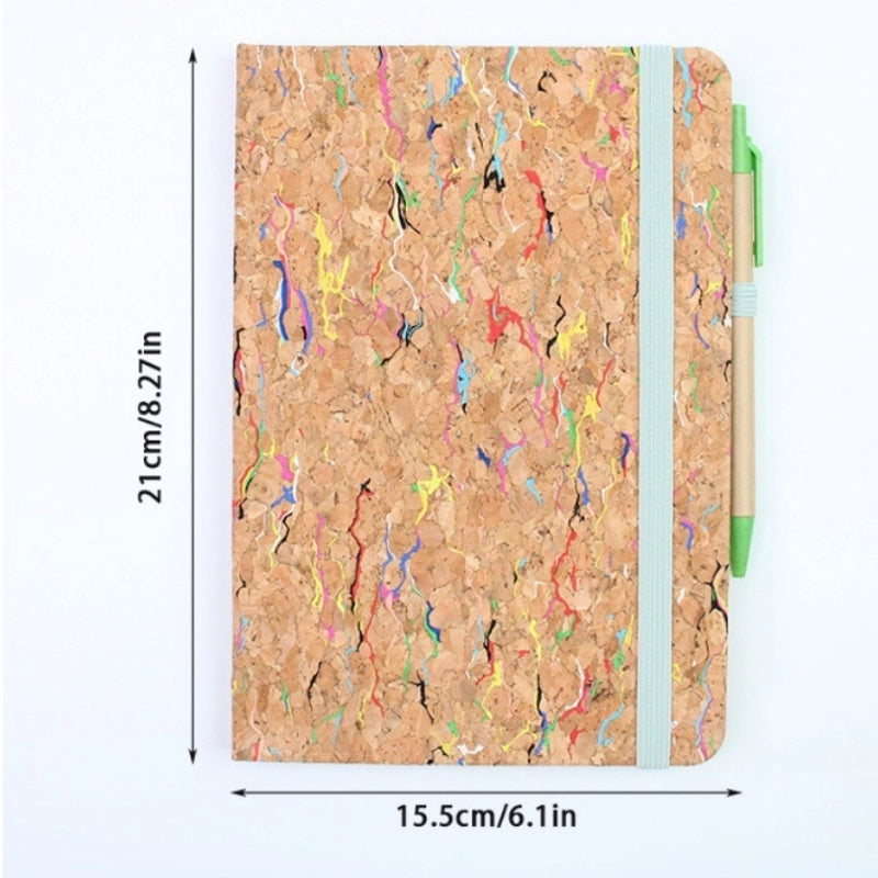 1 Piece Plant Learning Paper Cork Novelty Notebook