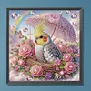 Perroquet-Peinture diamant en forme sp&eacute;ciale-30*30cm