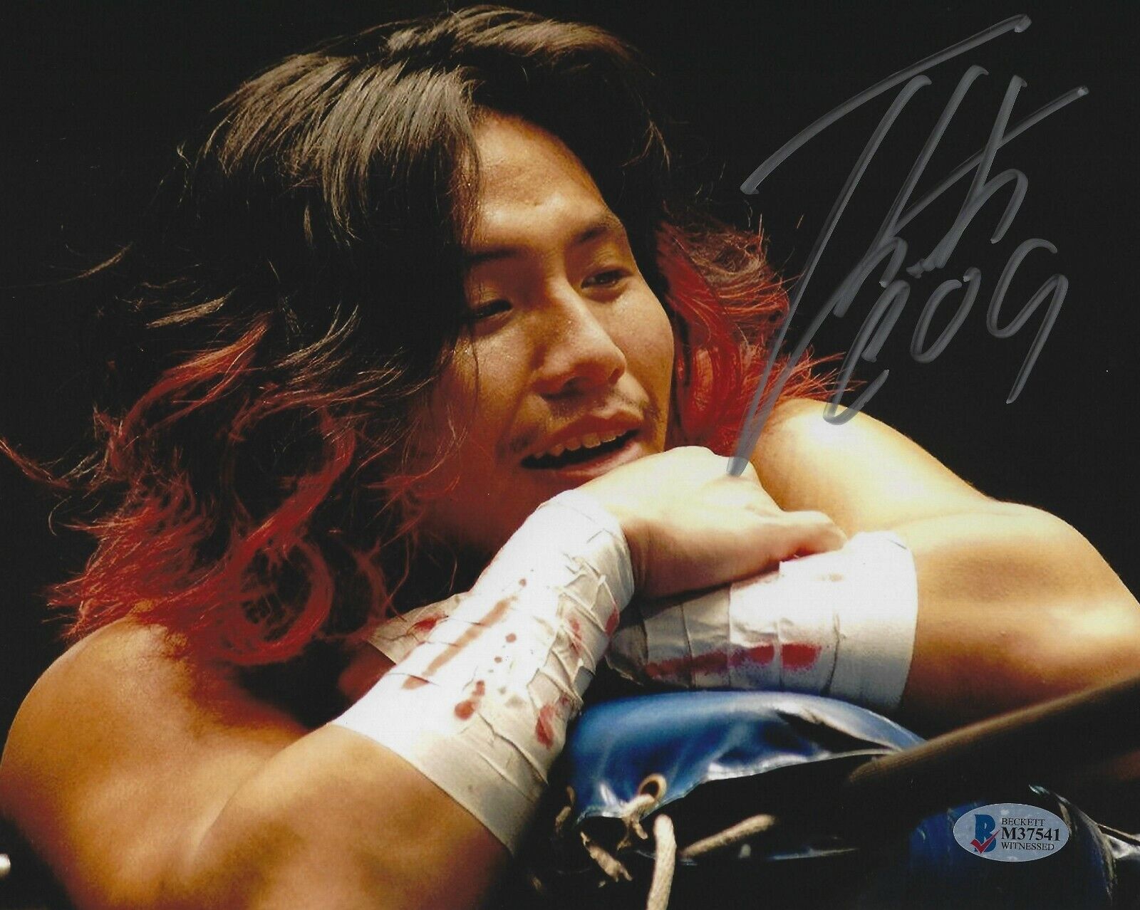 Hiromu Takahashi Signed 8x10 Photo Poster painting BAS COA New Japan Pro Wrestling Picture LIJ 5