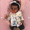 17 inch Josefa Truly Black African American Reborn Baby Doll Girl, Cute Realistic Sleeping Baby Doll, Special Gift for Kids - RBBI-Myrebornbabydoll&reg; Myrebornbabydoll&reg;