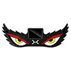 Dynamic Breathing Solar LED Car Window Warning Light Demon Eye