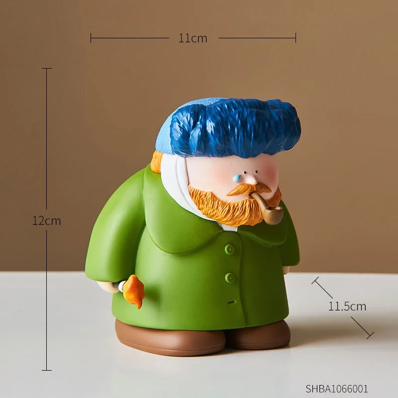 Creative artist statue Desk Decoration cartoon character model Nordic home decoration accessories living room decoration gifts