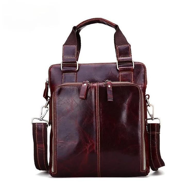 Men's Leather Crossbody Casual Portable Bag