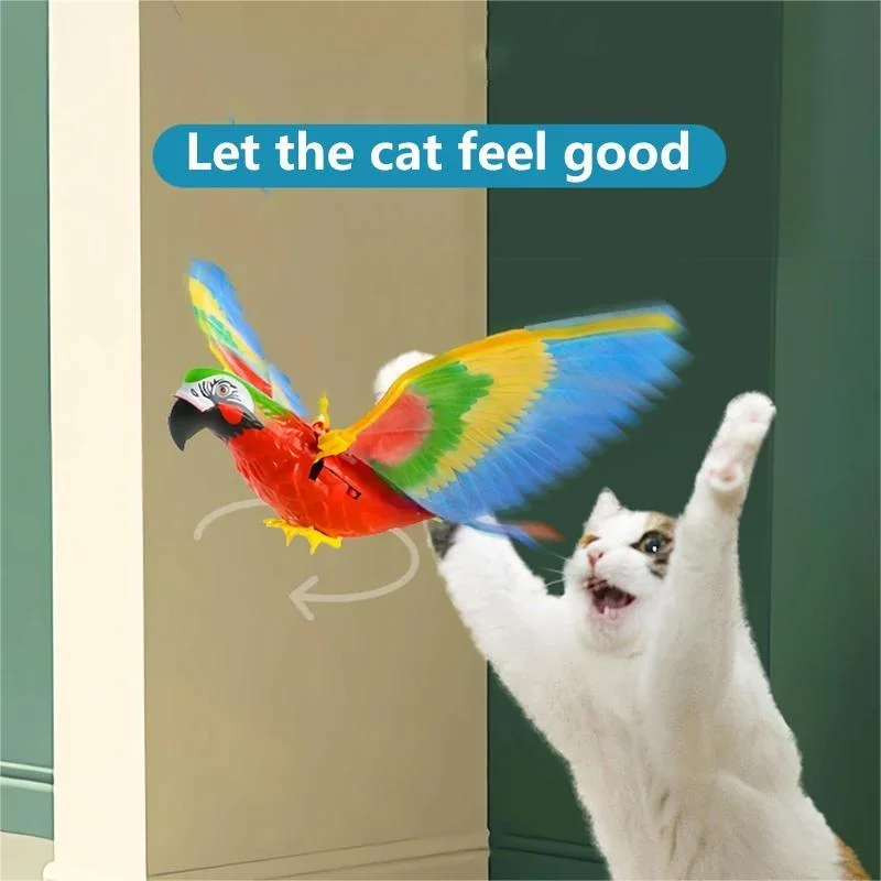 ⚡Last Day Promotion 45% OFF - Automatic Moving Simulation Bird Interactive Cat Toy for Indoor Cats