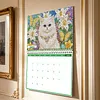 2027 New DIY Diamond Painting Cat Wall Calendar Kit 12-Month Flip Calendar Design Home Decor
