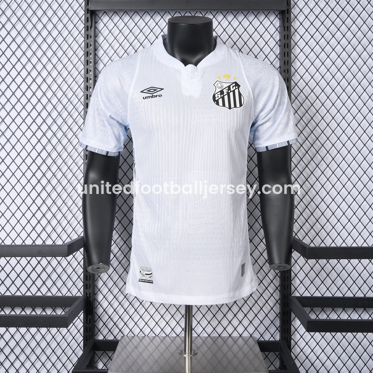 Santos 25-26 Home Unsponsored Jersey - Player Version