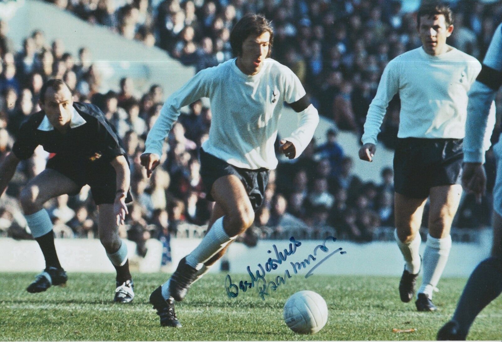 Roger Morgan Hand Signed Tottenham Hotspur 12x8 Photo Poster painting.