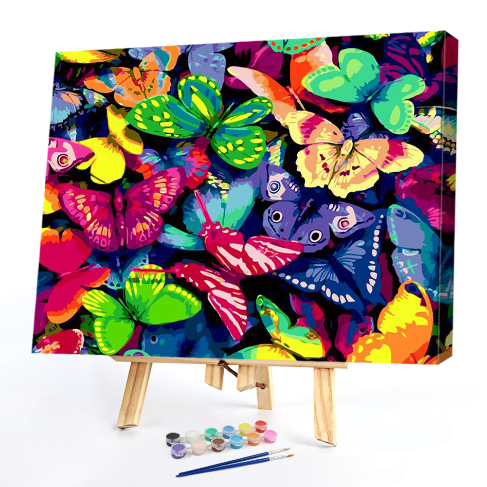 Paint By Number Oil Painting Butterfly 40 50 