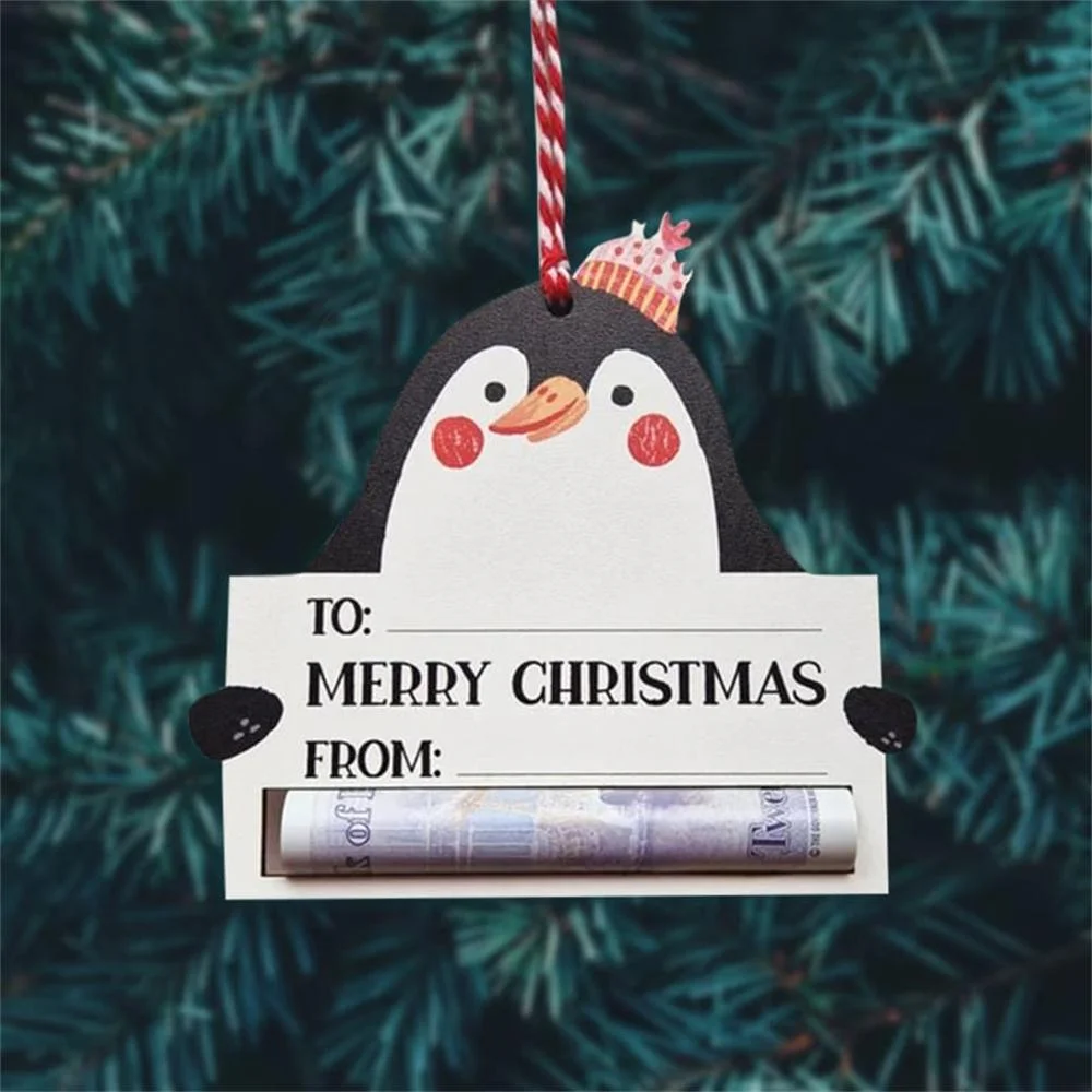 Creative Christmas money clip pressure money personalized charm