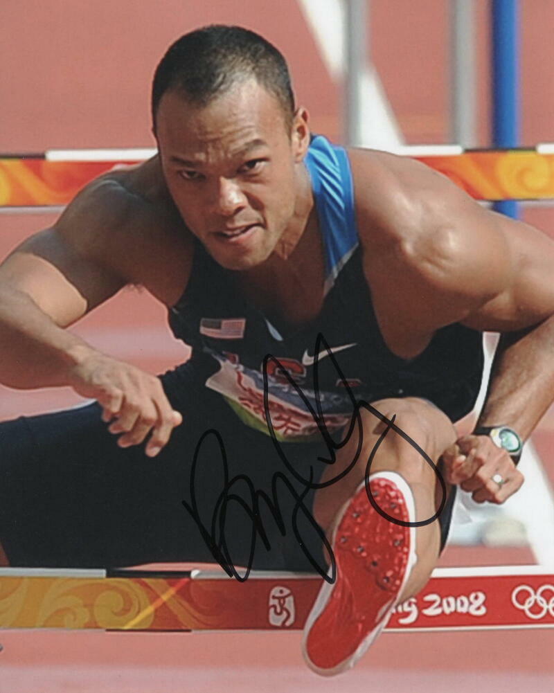 BRYAN CLAY SIGNED AUTOGRAPH 8X10 Photo Poster painting - DECATHLON GOLD WORLD'S GREATEST ATHLETE