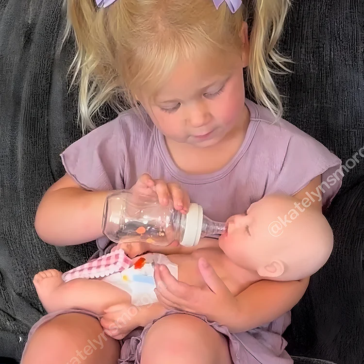 Babeside Lucy 12&rdquo;/16'' Realistic Silicone Sleeping Baby Little Infant Girl