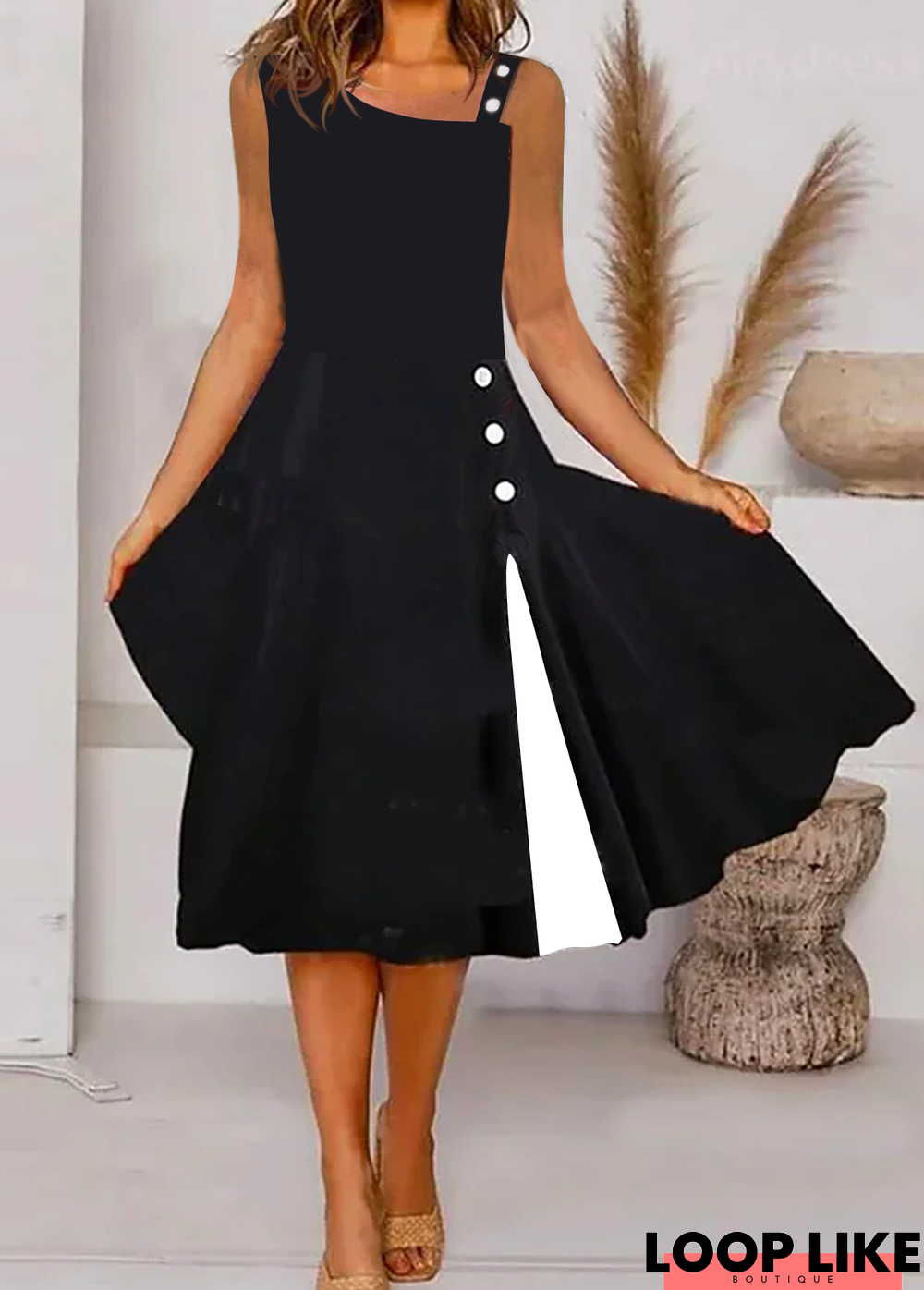 Casual Short Sleeve Knit Color Block Casual Off The Shoulder Maxi Dress