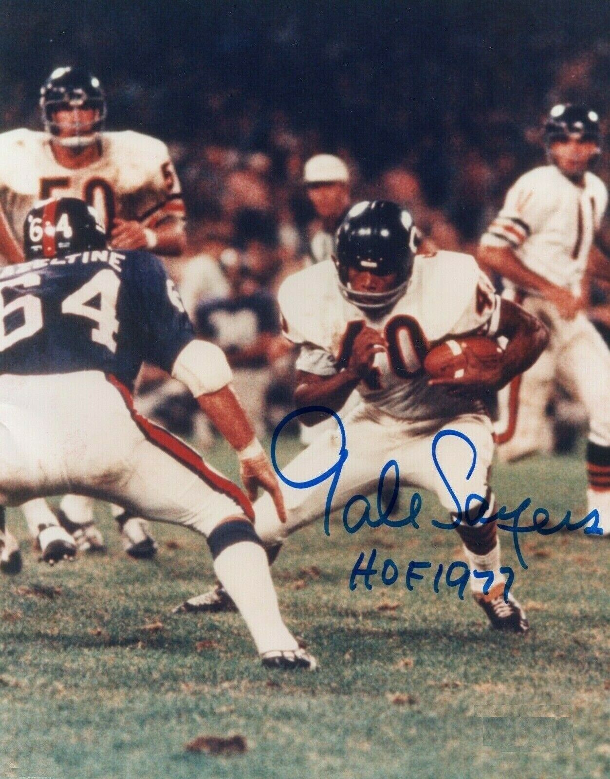 Gale Sayers Autographed Signed 8x10 Photo Poster painting ( HOF Bears ) REPRINT