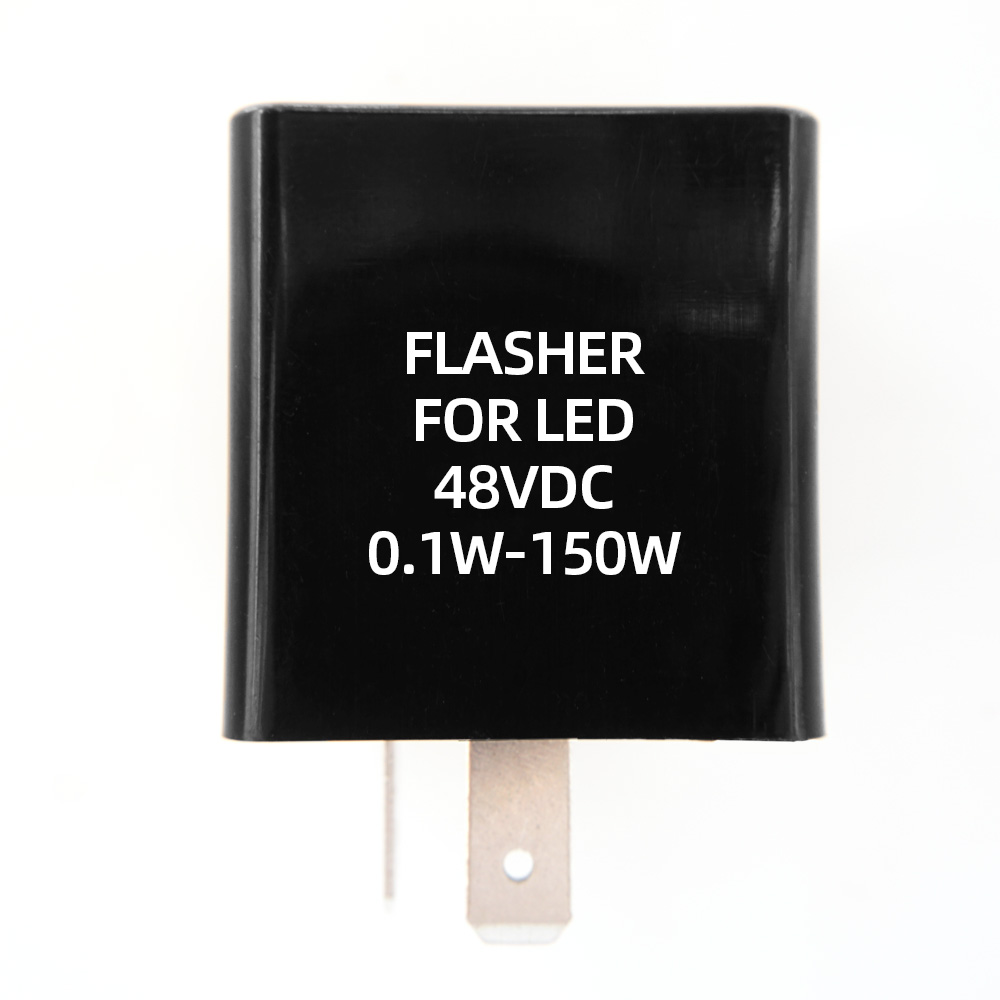 2 Pin Flasher Relay For LED 32V 48V 52V 60V 72V Frequency Relay Turn Signal Indicator Moto Motorcycle Flasher Accessories