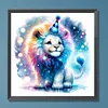 Diamond Painting-DIY Full Round Drill Shining Lion