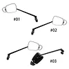 for 15-22mm Handlebars ABS Rearview Mirror EBike & Commuter for Road Safety