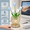 Tulip Bouquet LED Night Light USB Rechargeable Touch Dimming 3-Color