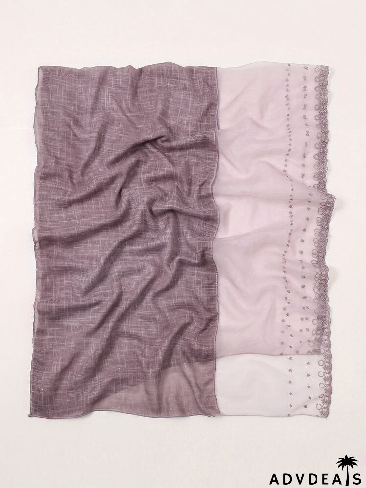 Foil Dot Detail Scarf