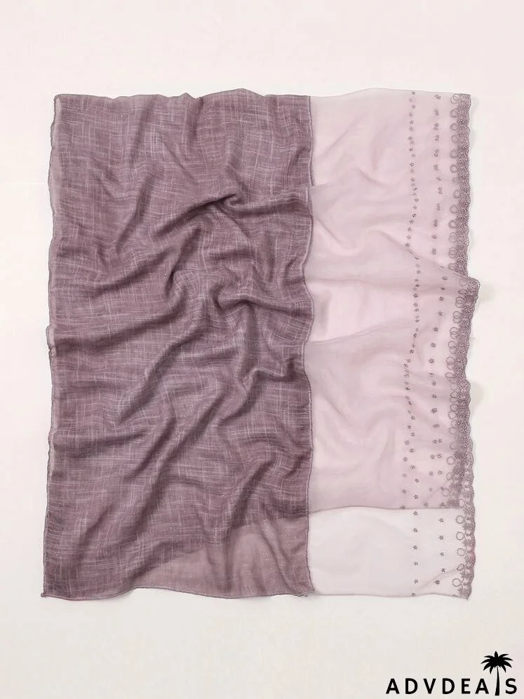 Foil Dot Detail Scarf