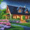 Full Round Drill Framed Light Up Diamond Painting Kits, LED Glowing Wall Art Decor for Home Bedroom Holiday Gifts