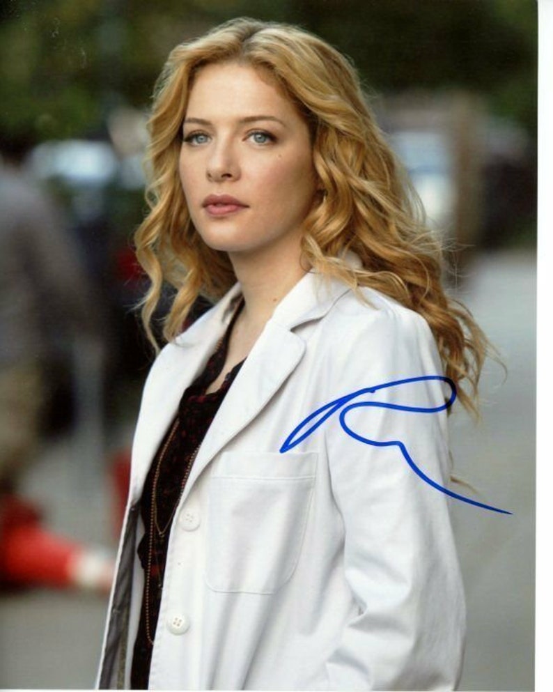 Rachelle lefevre signed autographed a gifted man dr. kate sykora Photo Poster painting