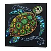 Framed Turtle - DIY Button Art Painting Kit for Creativity DIY Pearl Dot Crafts for Gift Home Wall Decor 30*30CM
