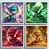 (Multi-Style) Dragon-11CT Stamped Cross Stitch 40*40cm/15.75*15.75in