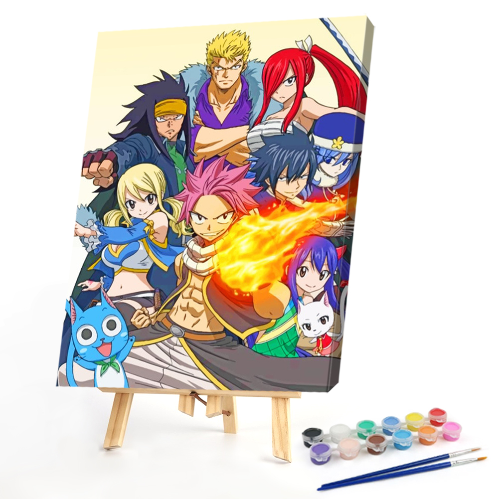 

40*50CM - Paint By Numbers - Fairy Tail, 501 Original