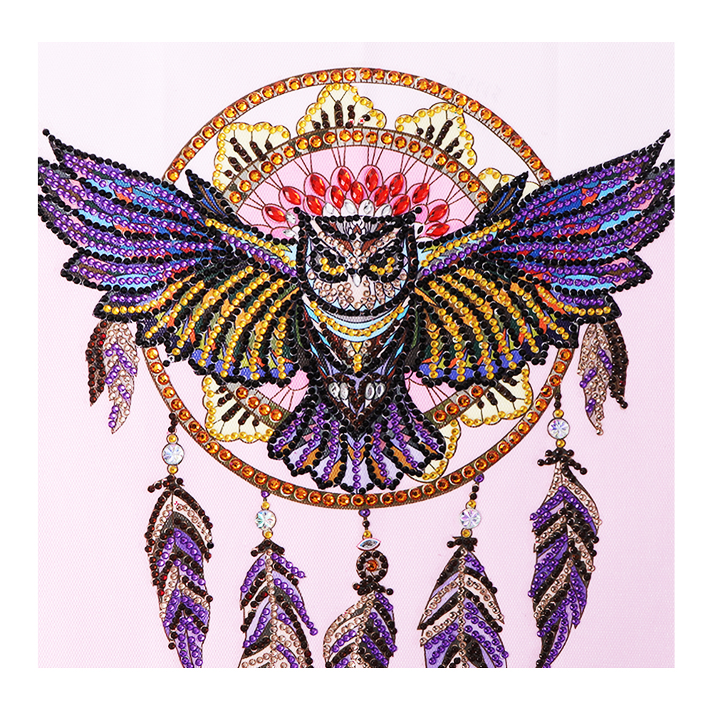 

Owl Dreamcatcher - Special Shaped Diamond Painting - 30*30CM, 501 Original